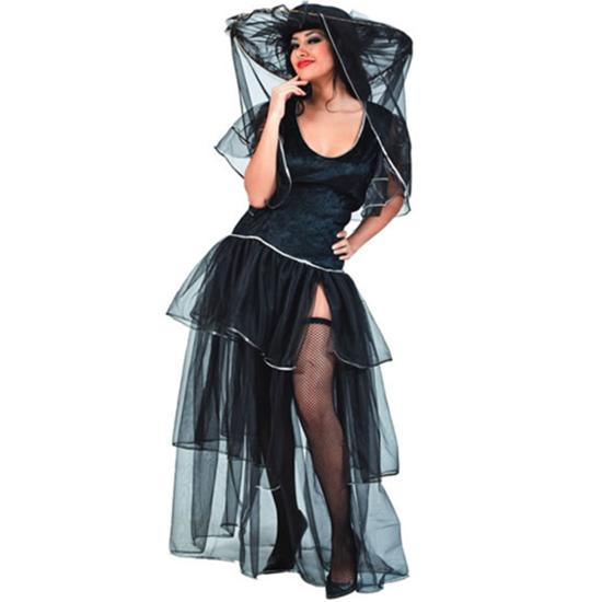 Disfraz de novia viuda negra para disfraz de Halloween - Karabu srls