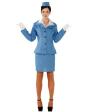 Disfraz adulto Azafata Low Cost talla T-4