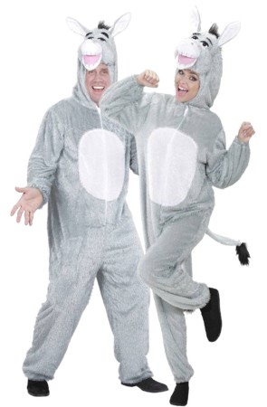 Disfraz adulto Burro de Peluche Unisex