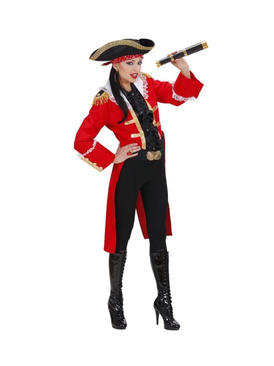 Disfraz Capitana Pirata Red