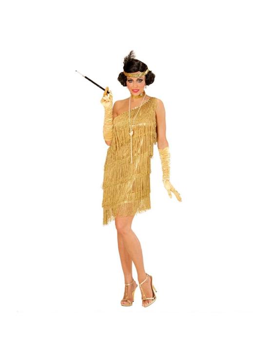 Disfraz  Charleston Oro chica
