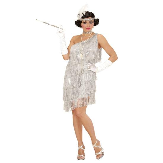 Disfraz adulto Charleston Plata.