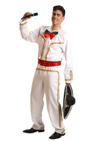 Disfraz adulto de Mariachi Blanco