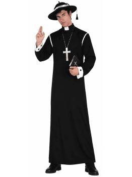 Disfraz adulto de Sacerdote Bueno.