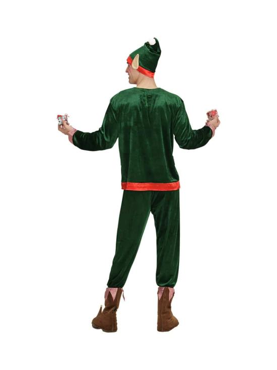Disfraz Elfo Ayudante de Papá Noel para adulto