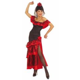 DISFRAZ FLAMENCA MUJER ADULTA-PARTYTUYYO