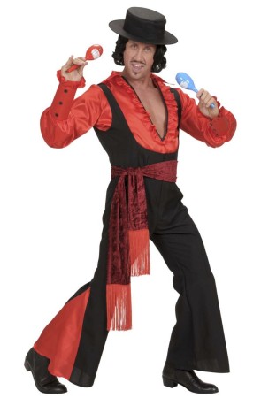 Disfraz adulto Flamenco Lujo