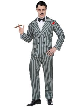 Disfraz Gomez Addams o Gangster para adulto