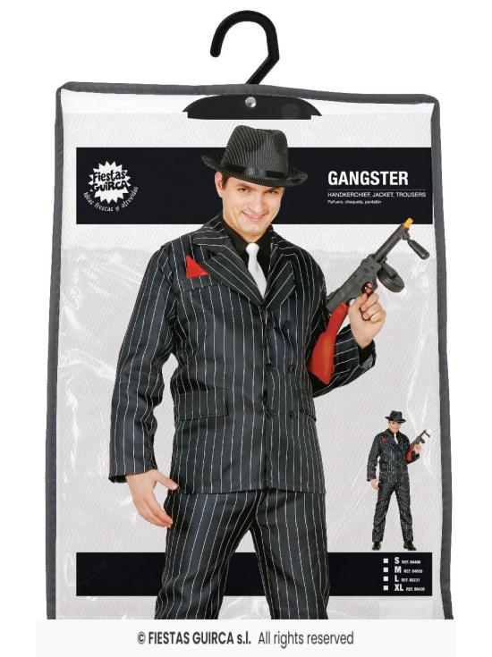 Disfraz adulto Gangster Malo