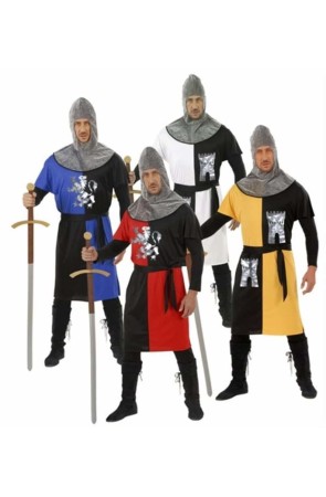 Disfraz adulto Guerrero Medieval Colores