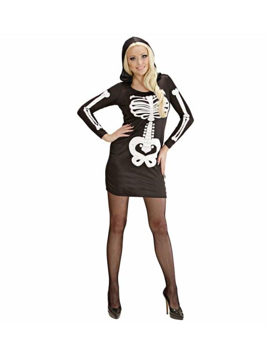 Disfraz  Halloween Esqueleto Glamour adulta