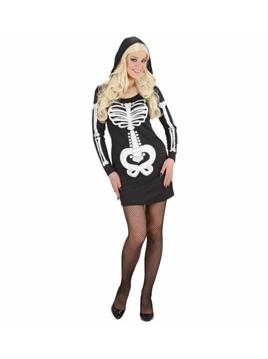 Disfraz  Halloween Esqueleto Glamour adulta