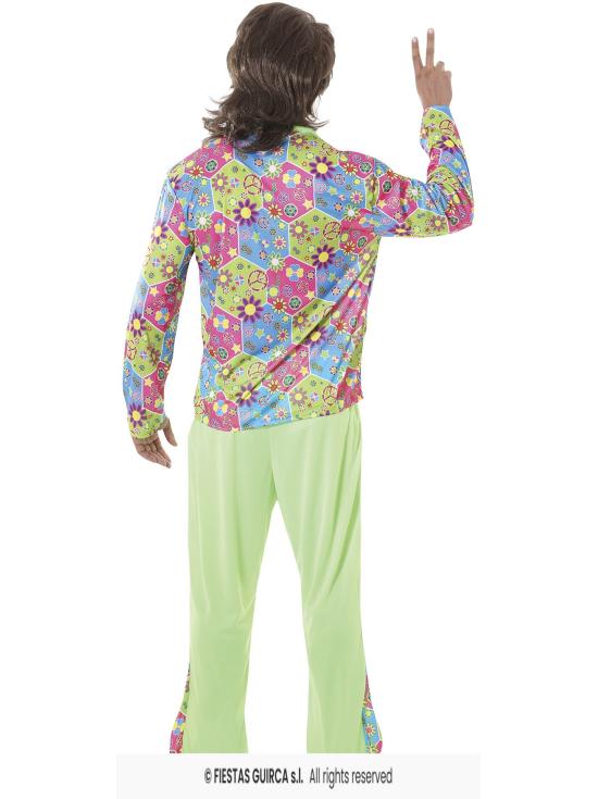Disfraz adulto Hippie Flower Power