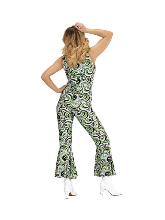 Disfraz  Mono Mujer Groovy años 70 Waves talla adulta