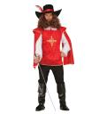 Disfraz adulto Mosquetero Red.