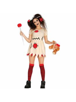 Disfraz adulto Muñeca Trapo Terror.