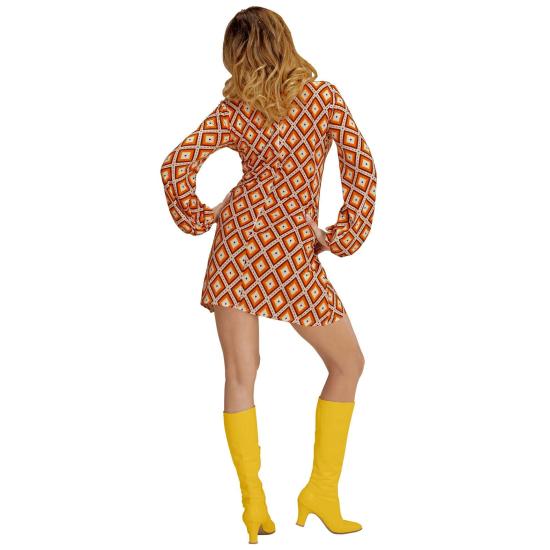 Disfraz Mujer Groovy años 70 adulta Disfraz Mujer Groovy años 70 adulta