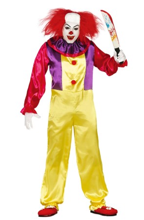 Disfraz adulto Payaso Asesino Cine.