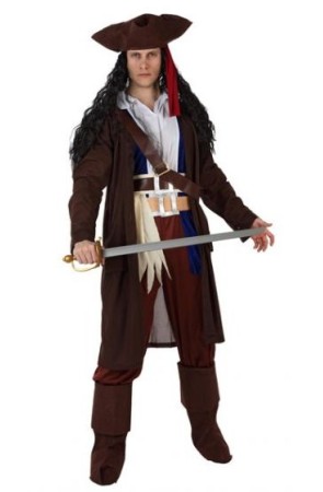Disfraz adulto Pirata Roba Tesoros