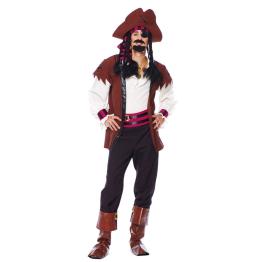 Disfraz adulto Pirata Siete Mares.