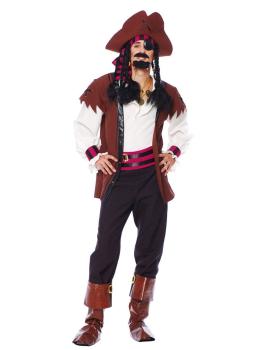 Disfraz adulto Pirata Siete Mares.