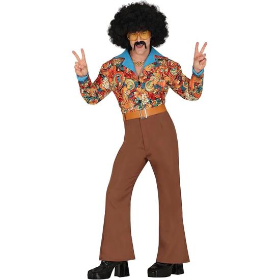 Disfraz adulto Super Rey de la Pista años 70.adulto hombre