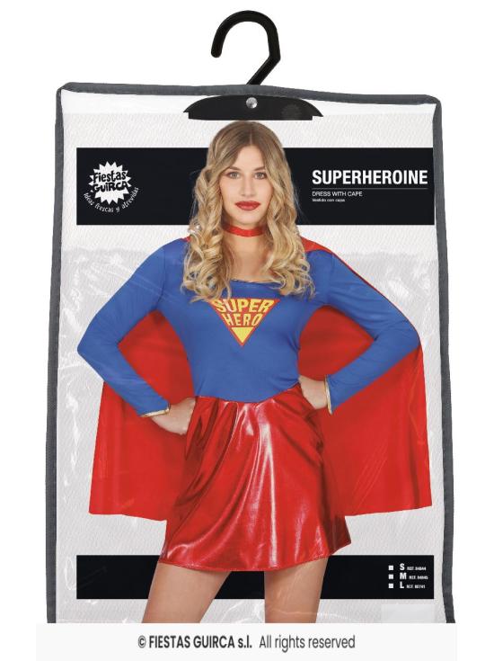 Disfraz adulto SuperHeroina talla adulta