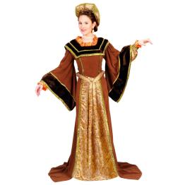 Disfraz adulto Tudor Chica Lujo