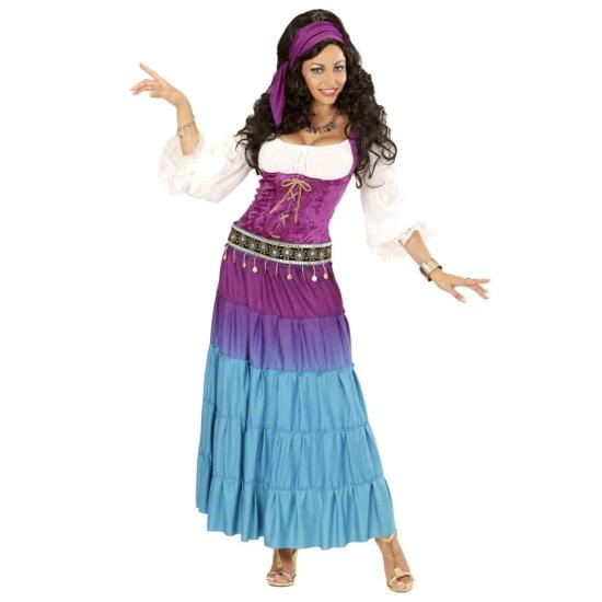 Disfraz Zíngara Esmeralda Jorobado de Notre Dame para mujer Disfraz Zíngara Esmeralda Jorobado de Notre Dame para mujer
