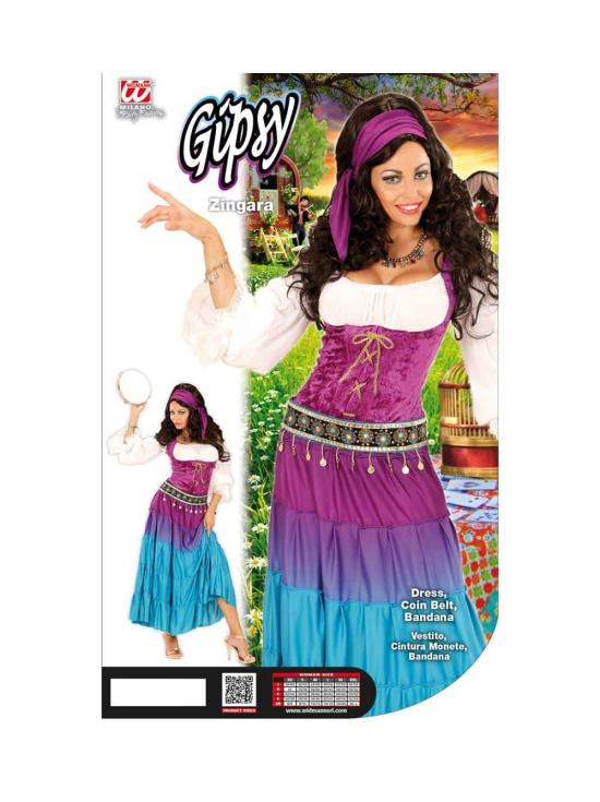 Disfraz Zíngara Esmeralda Jorobado de Notre Dame para mujer