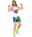 Disfraz Aeróbic Años 80 Hombre Fluor oscuridad