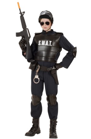 Disfraz Agente S.W.A.T. de  niños