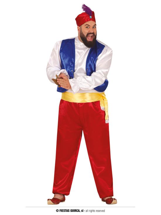 Disfraz Aladdin o Genio para adultos