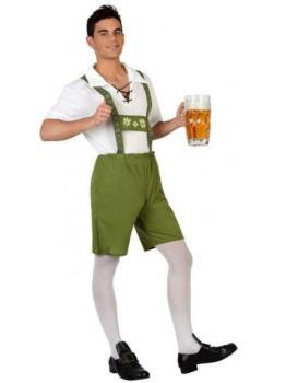 Disfraz Alemán Peto Verde Oktoberfest chico