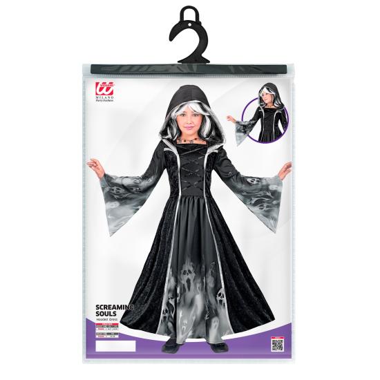 Disfraz Almas que Gritan para Niña – Vestido con Capucha Disfraz Almas que Gritan para Niña – Vestido con Capucha
