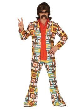 Disfraz Años 70 Chulo Pista talla adulto