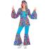 Disfraz Años 70 Groovy Azul Mujer fiesta
