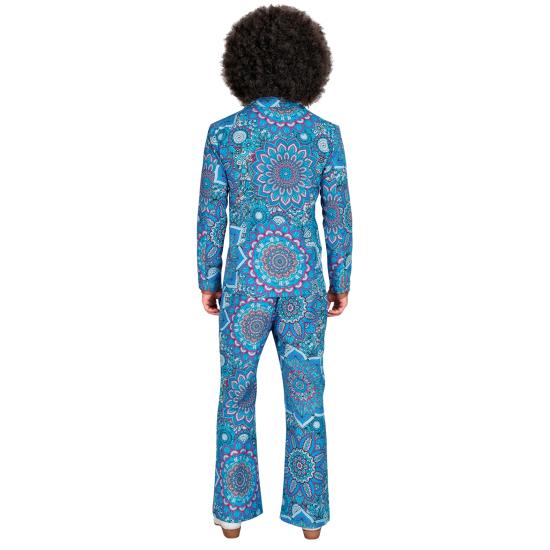 Disfraz Años 70 Rey de la Pista Mandalas adulto