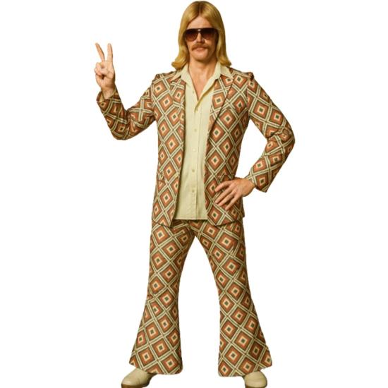 Disfraz  Años 70 Rombo para hombre. Disfraz  Años 70 Rombo para hombre.