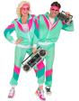 Disfraz Años 80 Chandal Verde Unisex Adultos