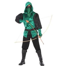 Disfraz Arquero Flecha Verde adulto