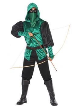 Disfraz Arquero Flecha Verde adulto