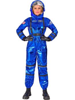 Disfraz Astonuta Misión Espacial Azul para mujer