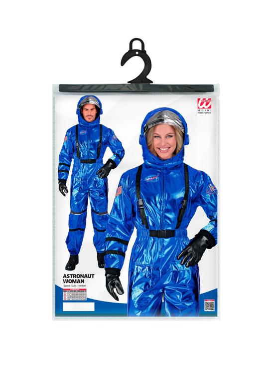 Disfraz Astonuta Misión Espacial Azul para mujer