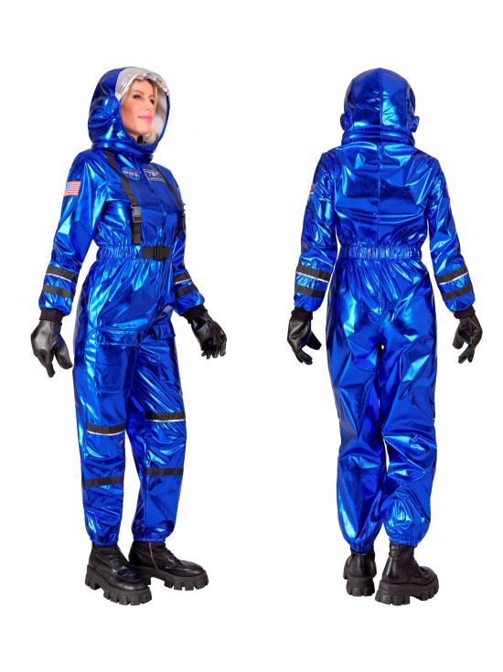 Disfraz Astonuta Misión Espacial Azul para mujer
