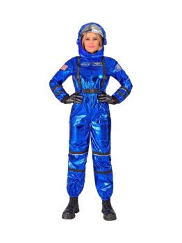 Disfraz Astonuta Misión Espacial Azul para mujer