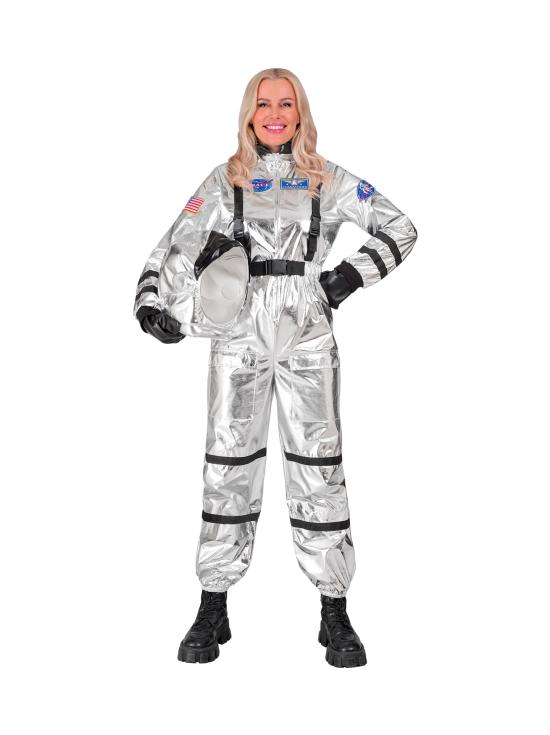 Disfraz Astonuta Misión Espacial Plata  para mujer