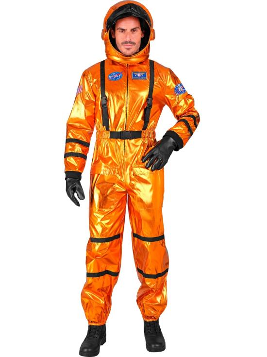 Disfraz Astronauta colonizador para adulto color Naranja