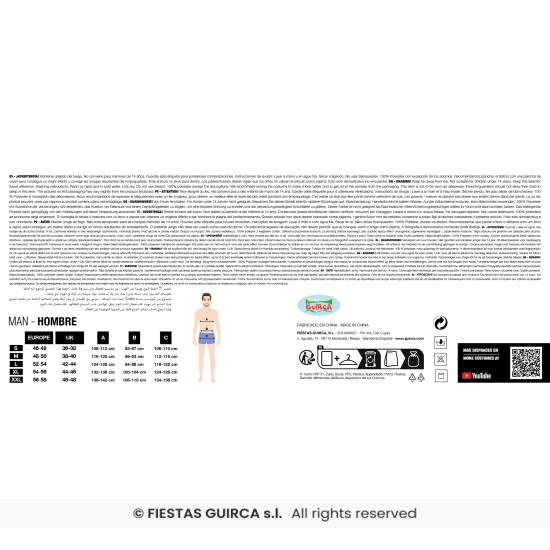 Disfraz Astronauta Nasa para Hombre