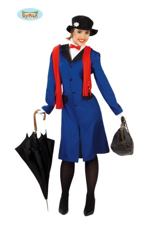 Disfraz adulta Mary Poppins calle.
